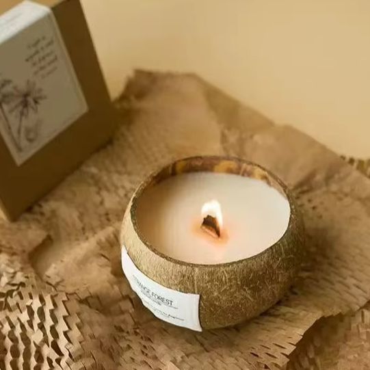 Home Fragrance Accessories - Bougie parfumée en coquille de noix