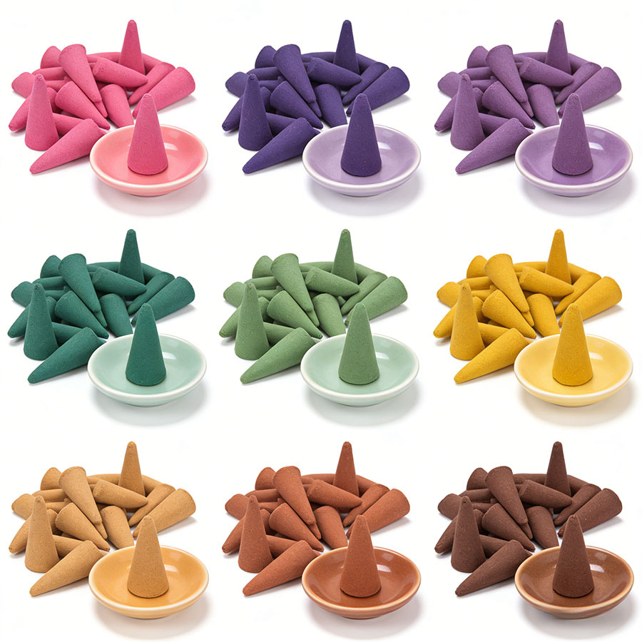 Home Fragrance Vanilla - Assortiment de cônes et de pastilles