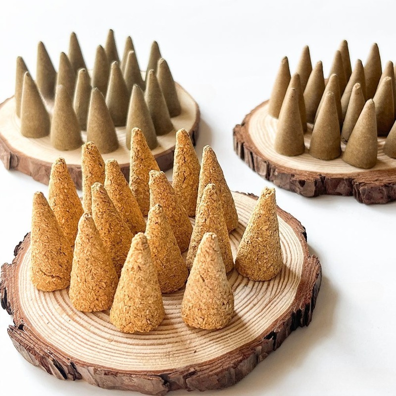 Home Fragrance Vanilla - Cônes d'encens Palo Santo originaux faits