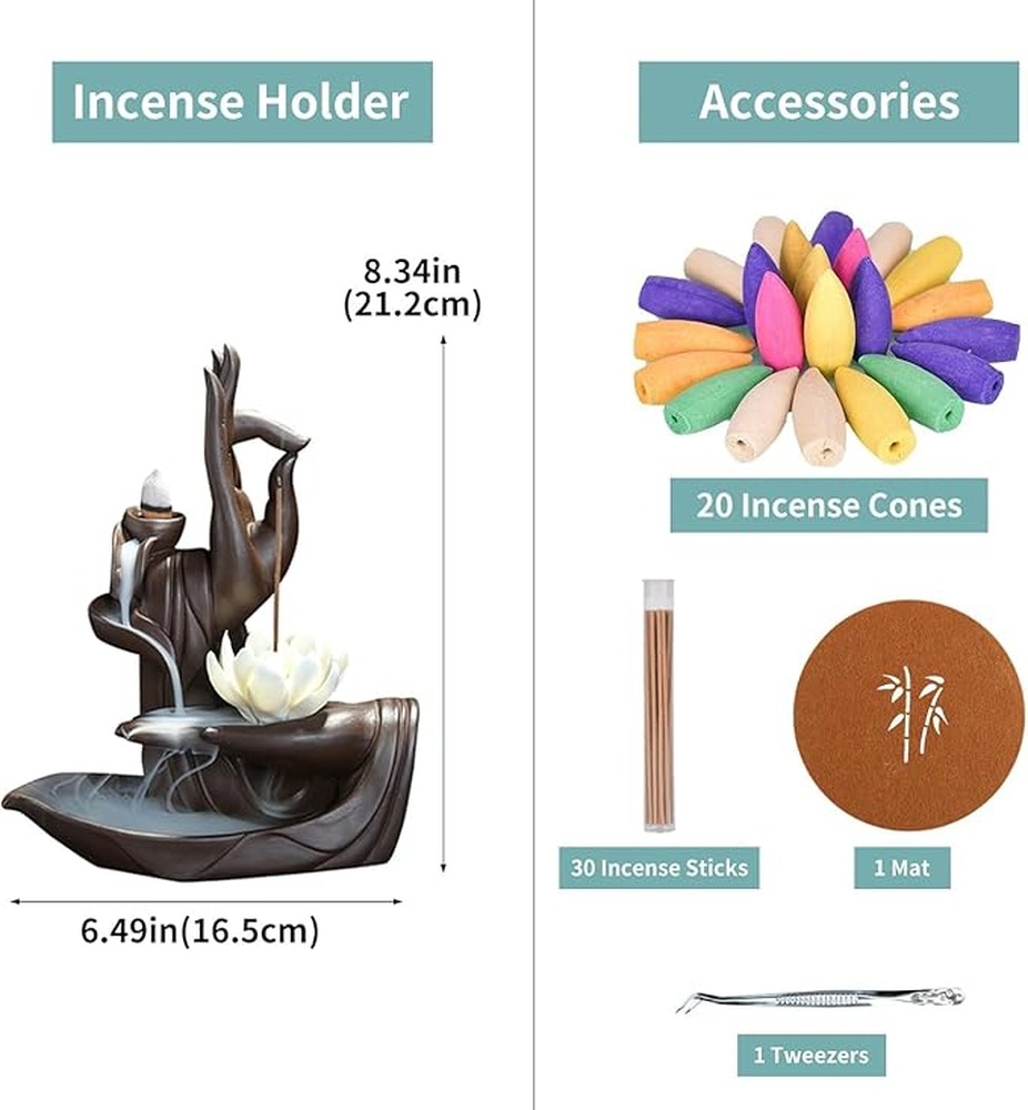 Porte-cône d'encens cascade en - Home Fragrance Vanilla avis et prix